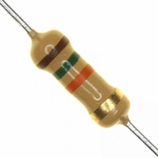15K Ohm Resistor 1/4 Watt ±5% Tolerance