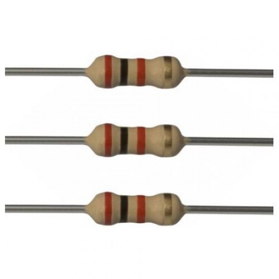 2K Ohm Resistor 1/4 Watt ±5% Tolerance