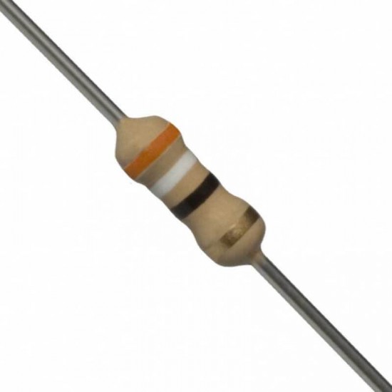 39 Ohm Resistor 1/4 Watt ±5% Tolerance