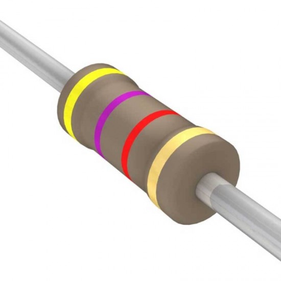 4.7K Ohm Resistor 1/4 Watt ±5% Tolerance