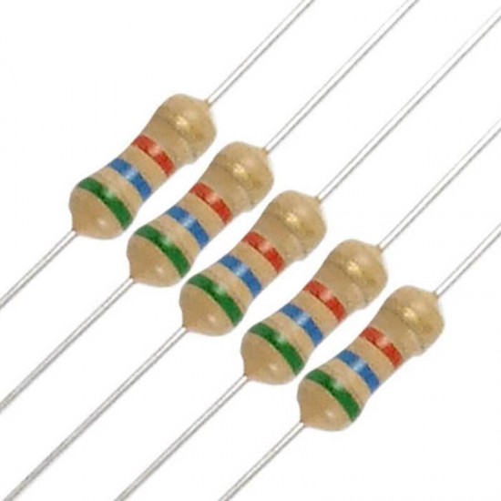5.6K Ohm Resistor 1/4 Watt ±5% Tolerance
