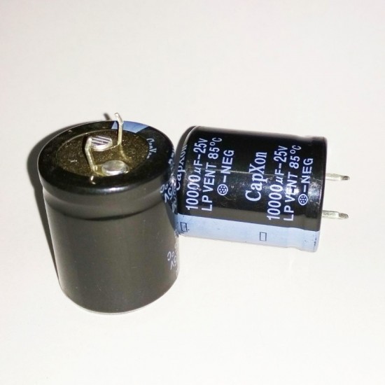 10000uF 25V Aluminium Electrolytic Capacitor-LP Series