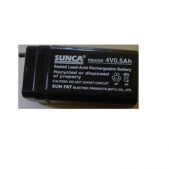 4.0Volt, 0.5AH/500mah Rechargeable Lead Acid Battery