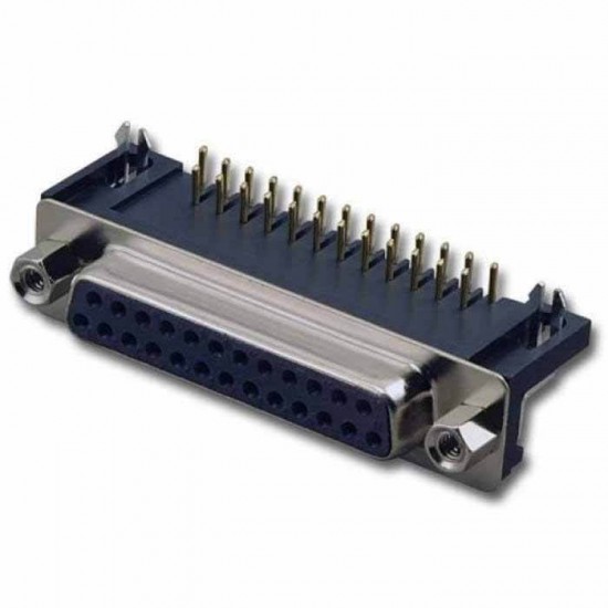 DB25 Female Connector Right Angle (PCB Mounting)