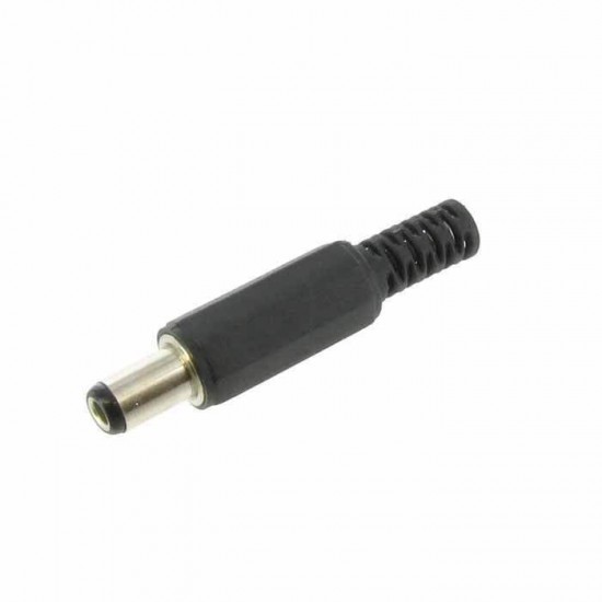 DC Connector Male 5.5x2.1mm, 13mm Long