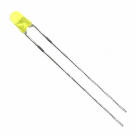 3mm Yellow Round Top LED