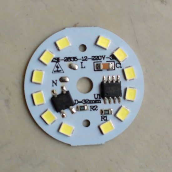 5 Watt BOB SMD LED with Heatsink-White LED