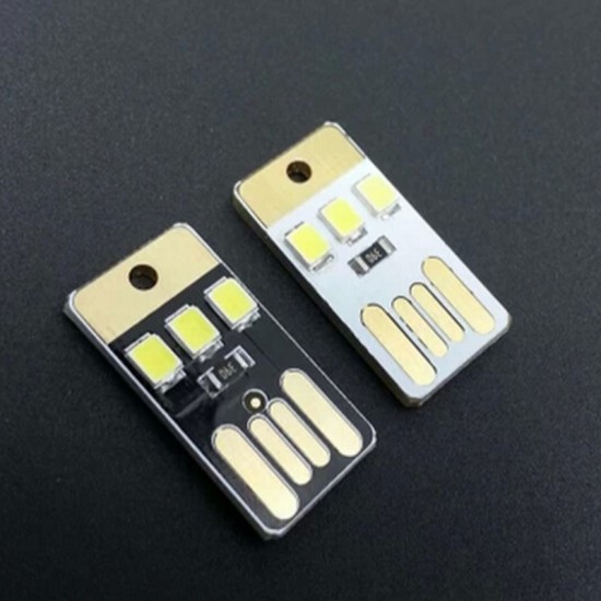 Mobile Power Supply USB Lamp LED Bulb Keychain Pocket Card LED Light