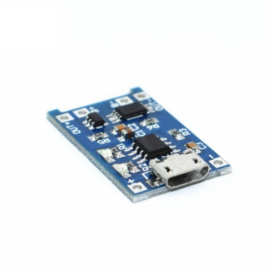 5V 1A Micro USB 18650 Lithium Battery Charger Module With TP4056 Protection Functions