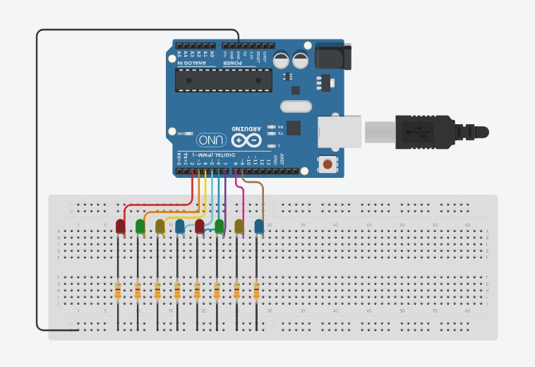 Arkitektur Skov Forstyrrelse Learn how to control multiple LED by Arduino code